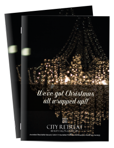 City Retreat Christmas Gift Guide Design