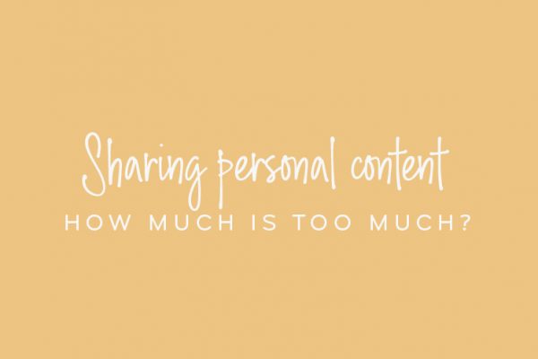 Sharing personal content – how much is too much?