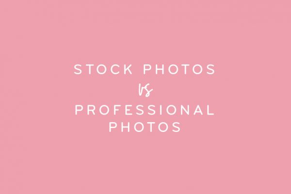 Stock Photos versus Professional Photos